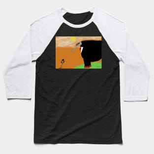 Turkey and Elephant Baseball T-Shirt